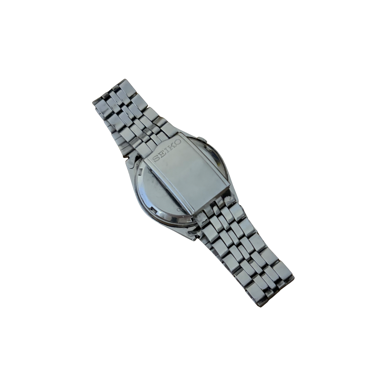 Vintage SEIKO Automatic Stainless Steel Wrist Watch - 1980s - New Glass Fitted