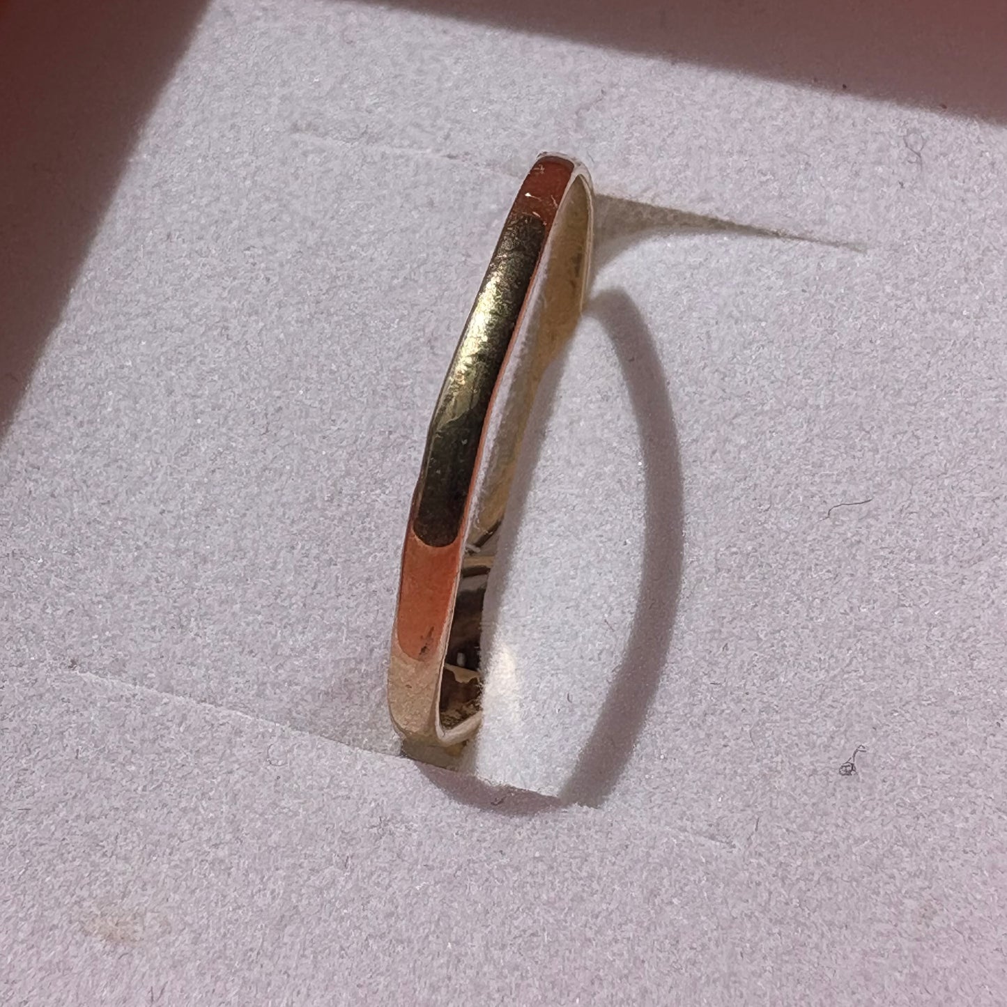 9ct Gold Ruby & Diamond Ring - Hallmarked - UK Size N