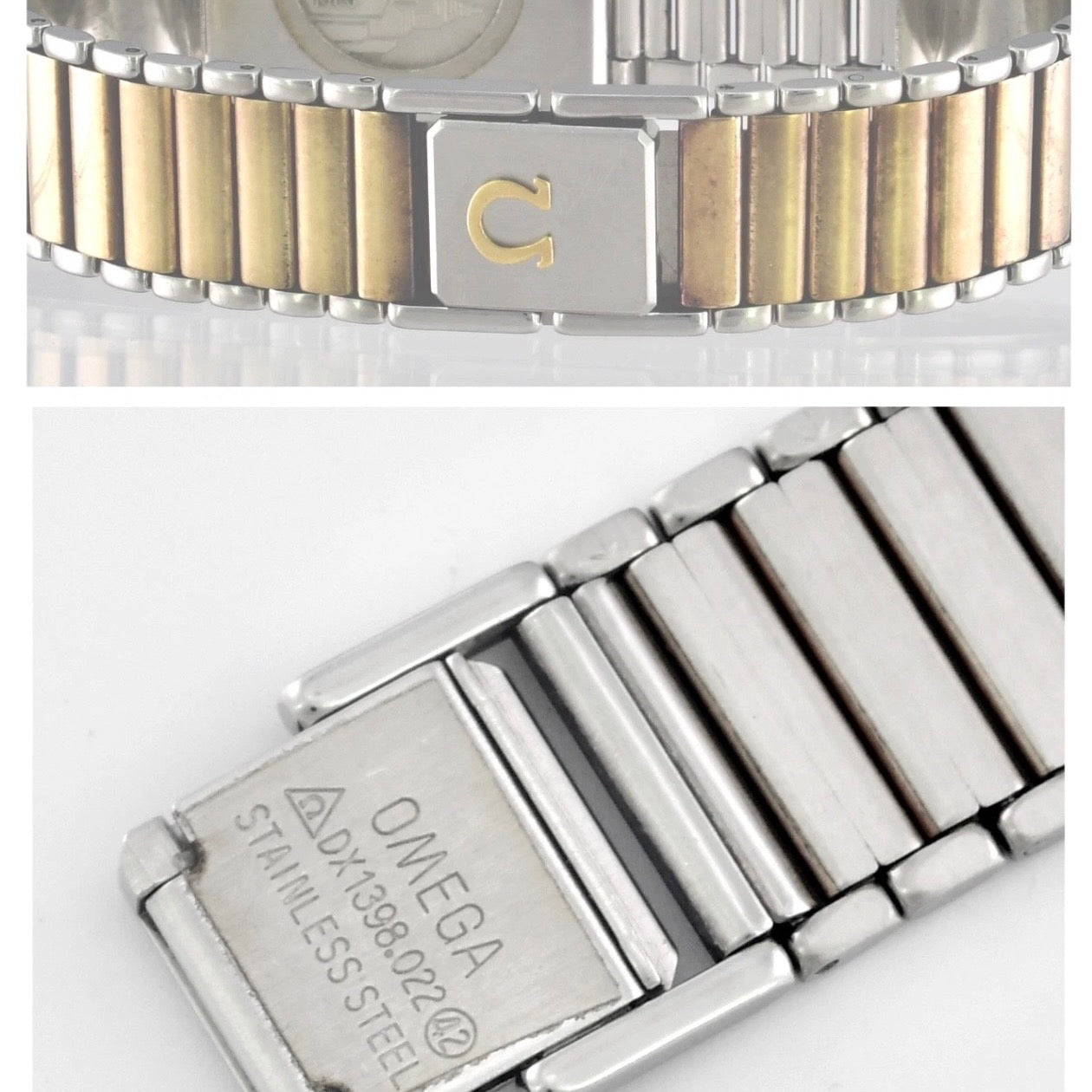 Vintage OMEGA De Ville Gold Stainless Steel Wrist Watch - 1987 - Original Papers