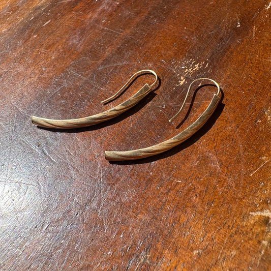 9ct Gold Pair Of Earrings - Italy 375