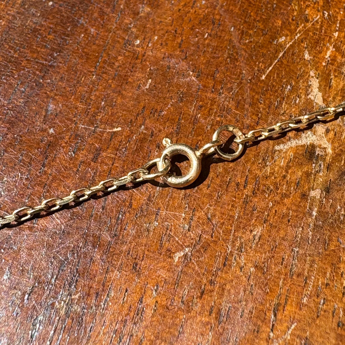 9ct Gold 16 Inch Venetian Box Link Necklace - Hallmarked