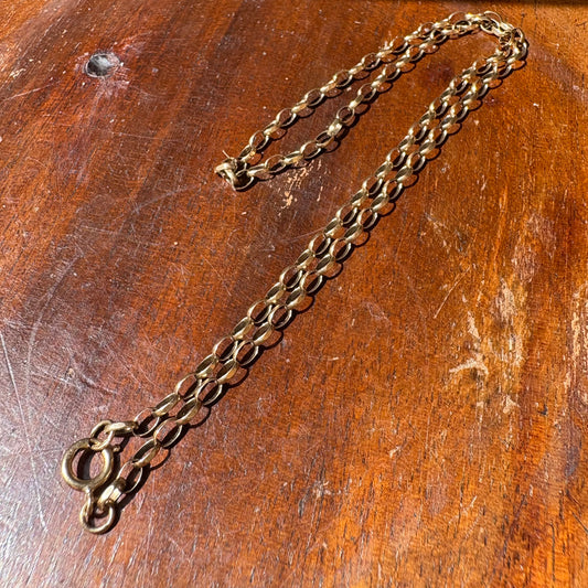 9ct Gold 18 Inch Belcher Chain - Hallmarked